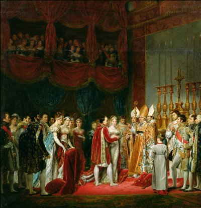 The Marriage of Napoleon I and Marie Louise, Archduchess of Austria, 2nd April 1810 by Georges Rouget